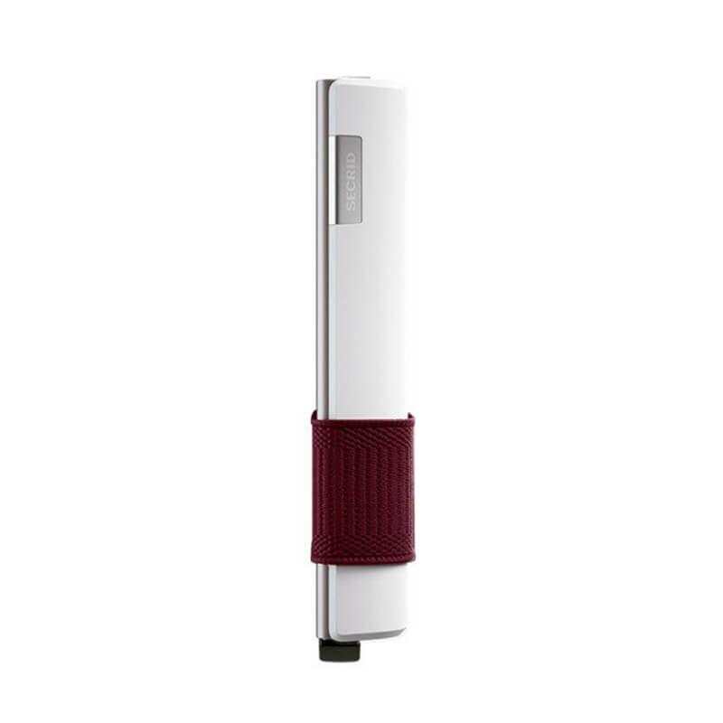 CARDSLID WHITE-BORDEAUX