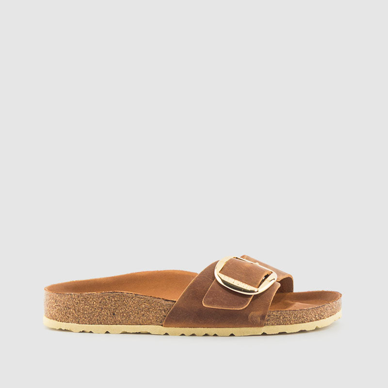 SANDALIA MADRID OIL LEATHER COÑAC