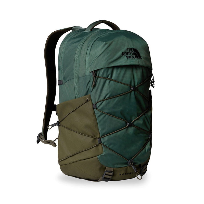 <h2>The North Face Borealis Backpack 28L – Verde</h2>
<p>La <strong>Borealis 28L</strong> de The North Face está diseñada para quienes buscan funcionalidad, ergonomía y resistencia en sus desplazamientos diarios o actividades al aire libre. Su sist