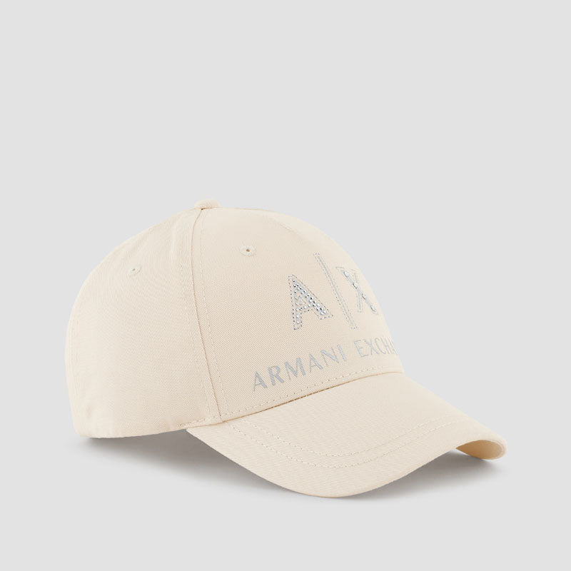 GORRA STRASS ISO BEIGE