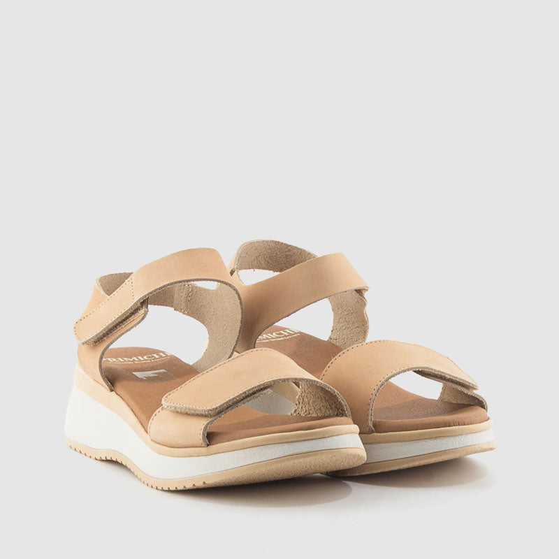 SANDALIA NOBUCK TAUPE