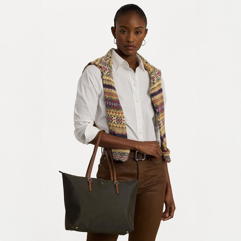 BOLSO KEATON 26 TOTE M DK OLIVE