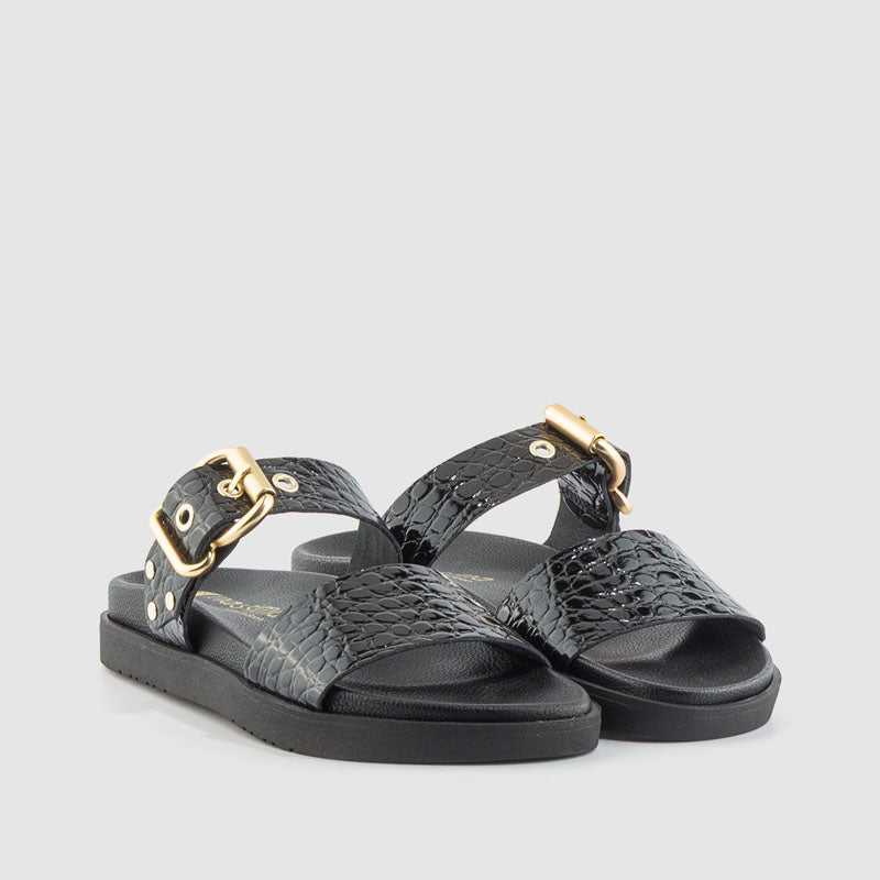 SANDALIA COCO CHAROL NEGRO