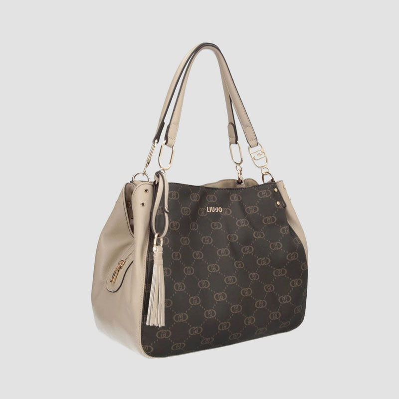 BOLSO SATCHEL COMBI MORO NEUTRO