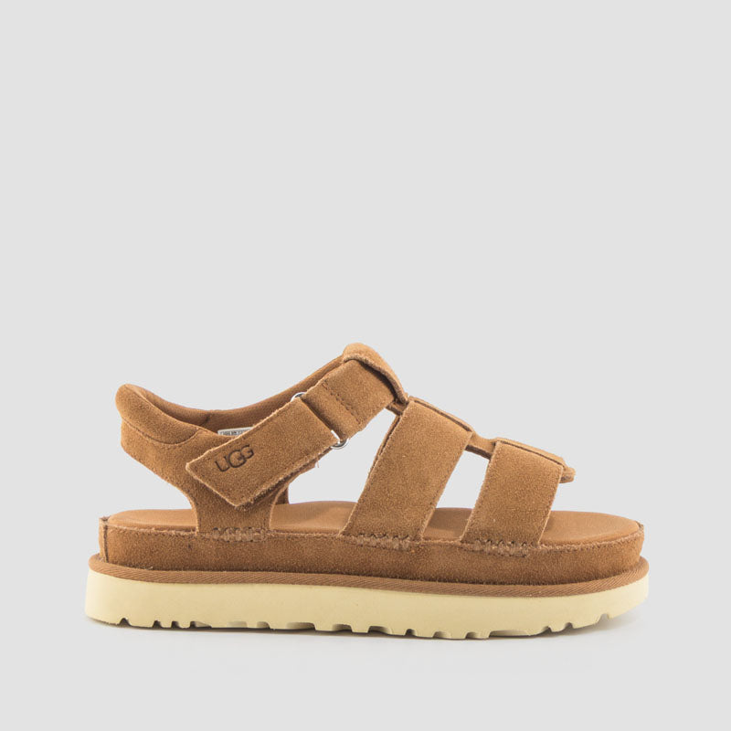 SANDALIA GOLDENSTAR STRAP CHESNUT