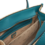 BOLSO DE MANO SILVANA TEAL