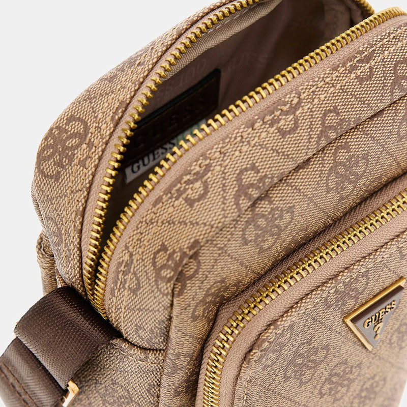 BANDOLERA MILANO BEIGE BROWN