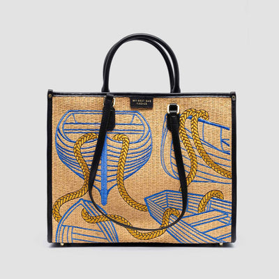 BOLSO RAFIA ATENEA SANTORINI MULTI