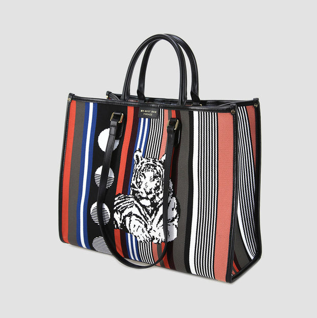 BOLSO TOTE ATENEA JUNGLE TIGER MULTI