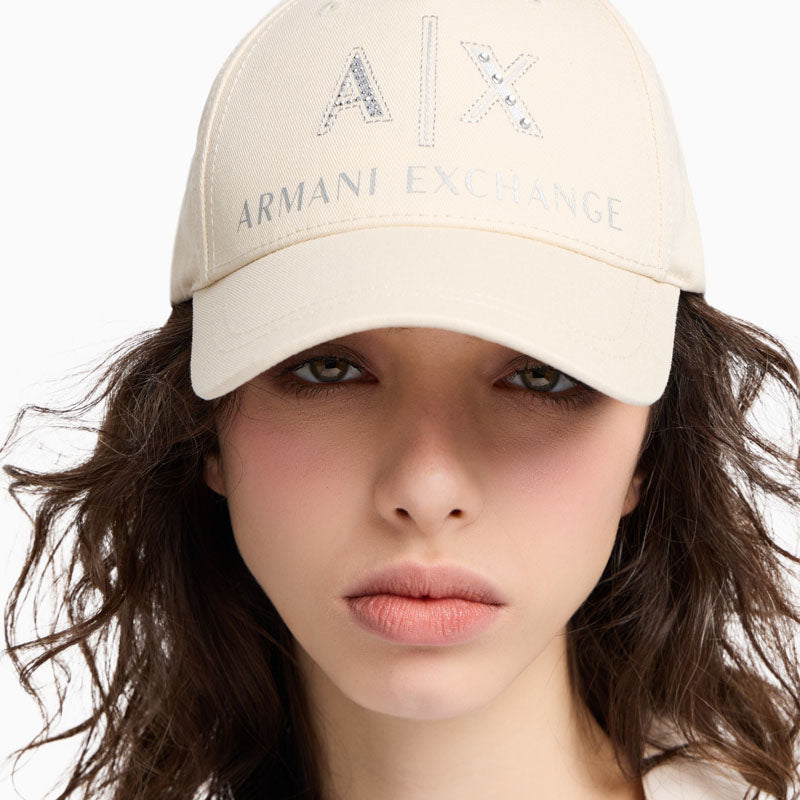 GORRA STRASS ISO BEIGE