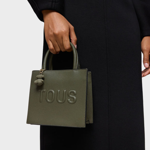 BOLSO BRENDA MINI CUBE CAQUI