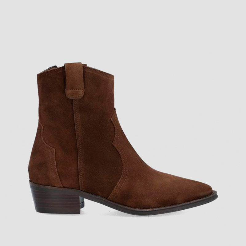 Botín cowboy basic ante marrón