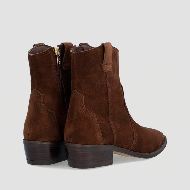 Botín cowboy basic ante marrón