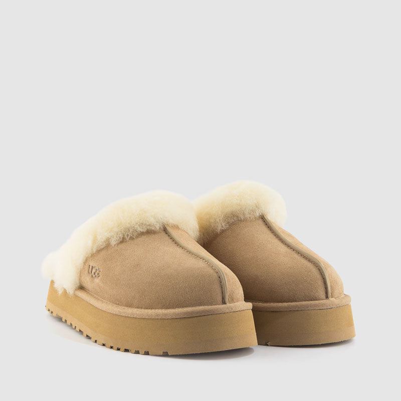 Zueco plataforma "DIQUETTE" sand