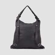 MOCHILA PIEL NEGRO