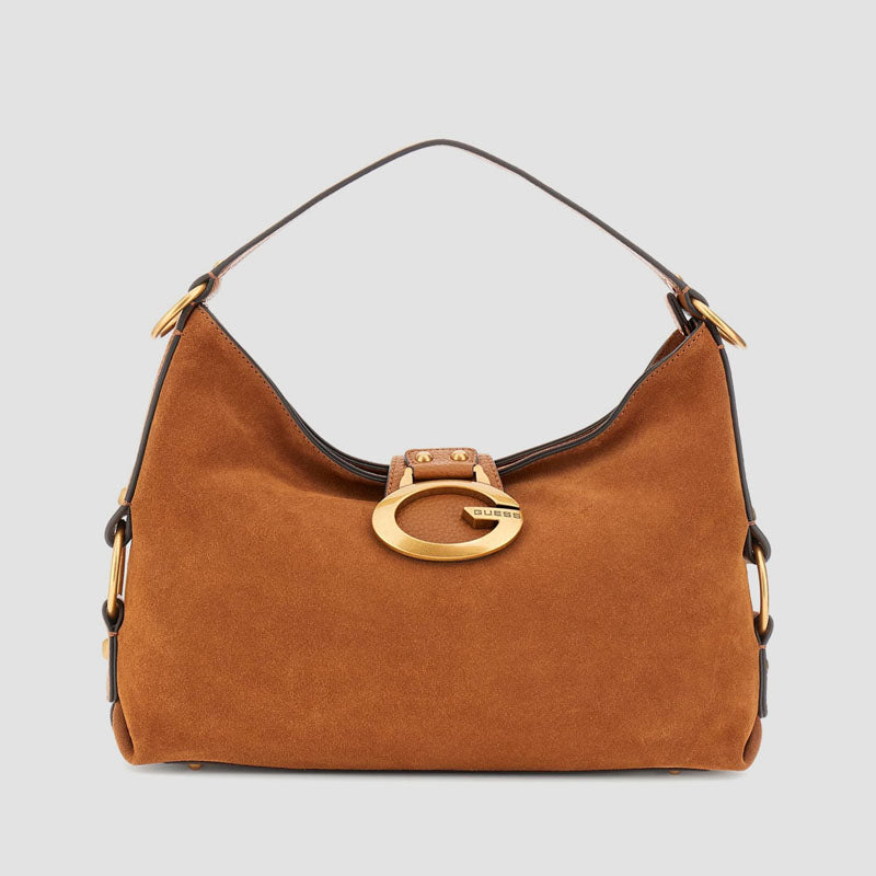 BOLSO CAMDEM  SUEDE COGNAC