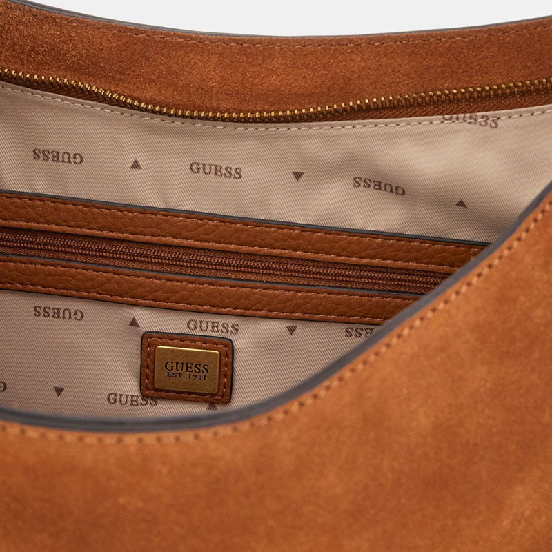 BOLSO CAMDEM  SUEDE COGNAC