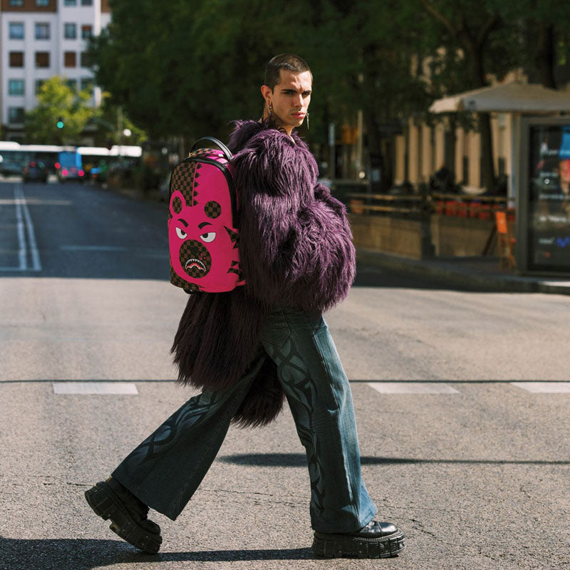 MOCHILA PINK BEAR SHARK  MULTI