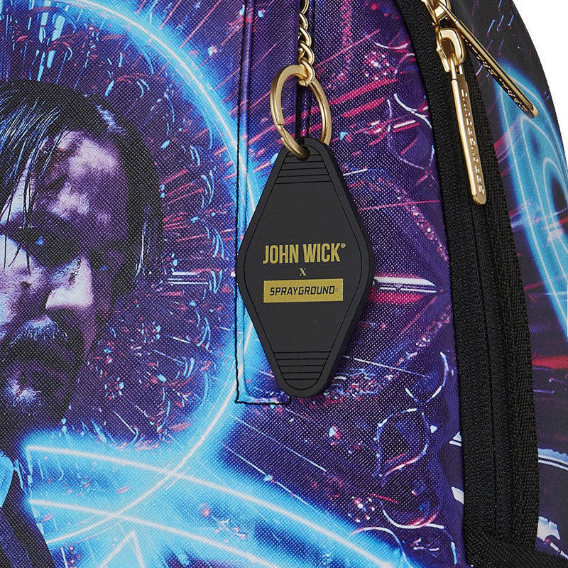 MOCHILA JOHN WICK NEON  MULTI