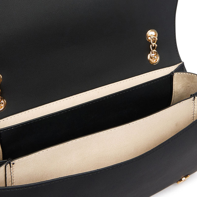 BOLSO PU GRSD NERO GALV. ORO