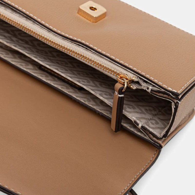 BOLSO ECS CROSSBODY EAST/WEST TAUPE