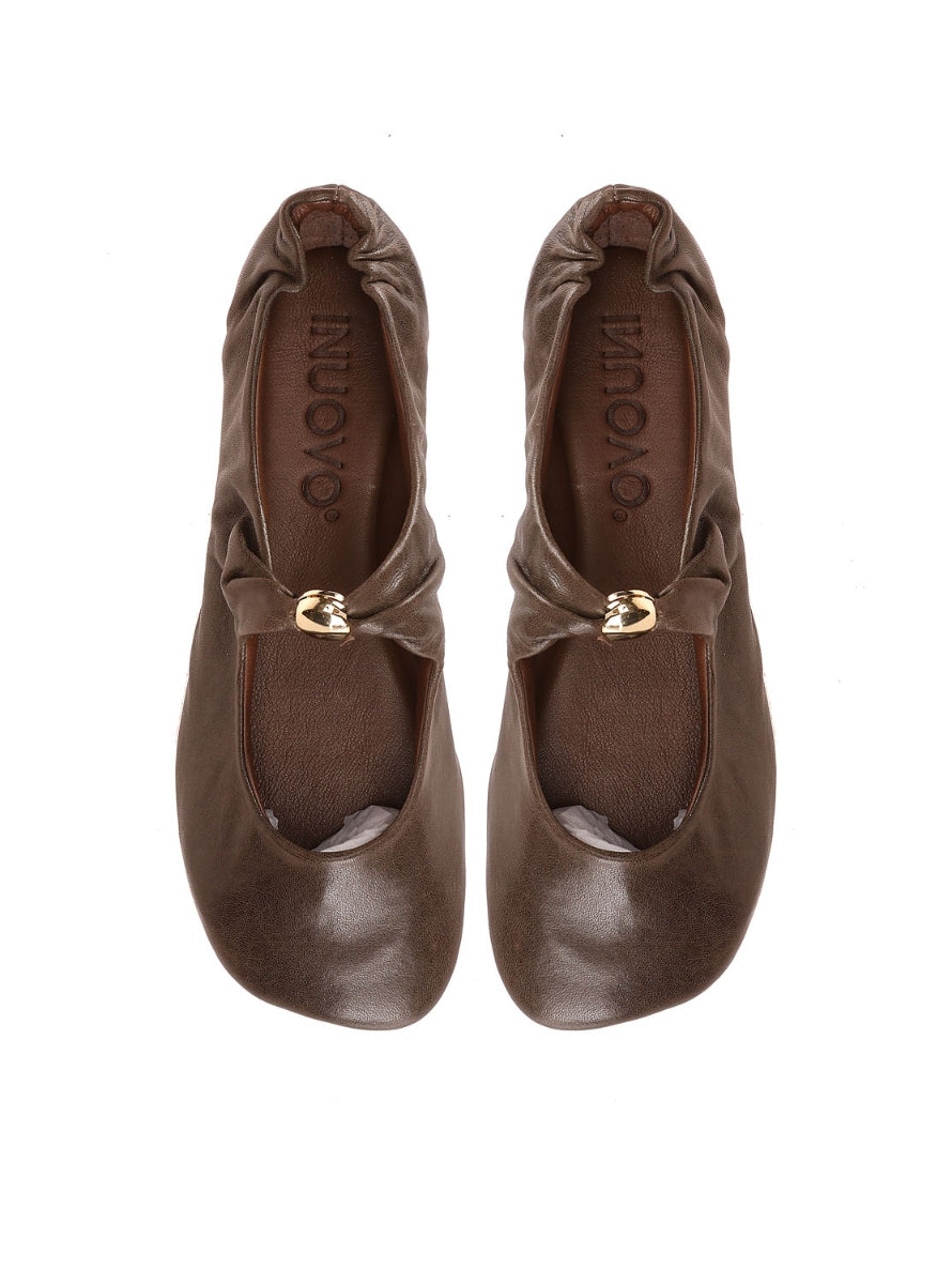 INUOVO E56005 KAKI MARRON KAKI  MARRON-1